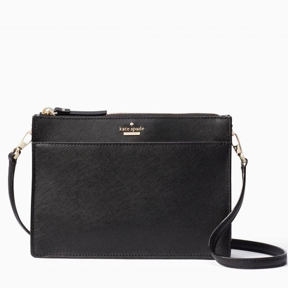 Kate Spade ♠️ NWT Black Convertible Crossbody Bag - Picture 2 of 8